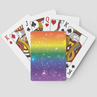 Rainbow Glitter LGBTQ+ Pride Playing Cards