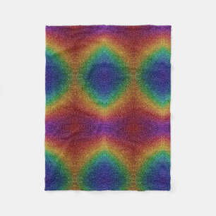 Rainbow Glitter Pattern Blanket