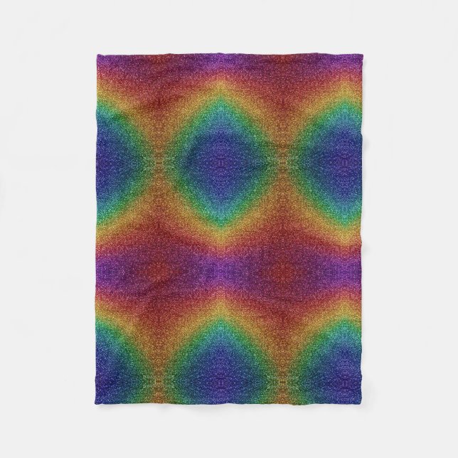 Rainbow Glitter Pattern Blanket (Front)