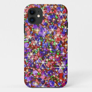Rainbow glitter sparkle iPhone 11 case