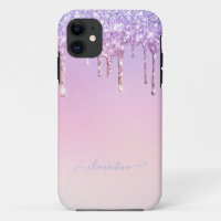 Rainbow glitter sparkle script modern girly script