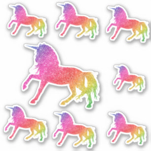 Rainbow Glitter Unicorn Pretty Horse