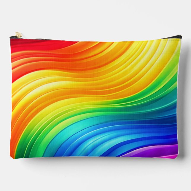 Rainbow Glow Cosmetic Bag (Front)