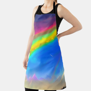 Rainbow Glow Sky Apron