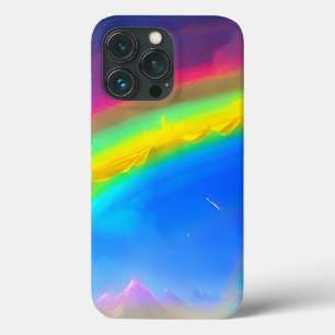 Rainbow Glow Sky iPhone 13 Pro Case