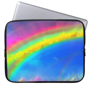 Rainbow Glow Sky Laptop Sleeve
