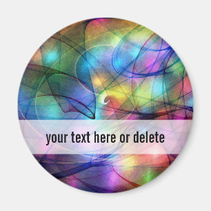 rainbow glowing lights magnet