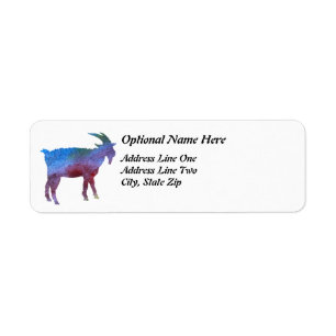 Rainbow Goat with Customisable Text