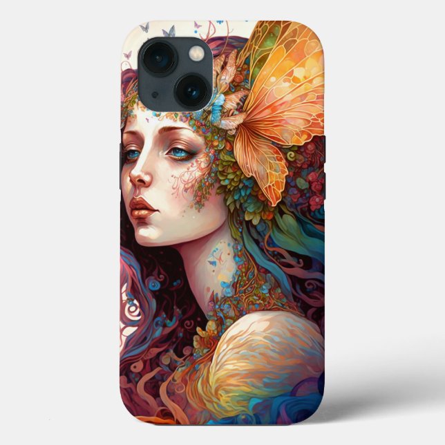 Rainbow Goddess Fantasy Art Case-Mate iPhone Case (Back)
