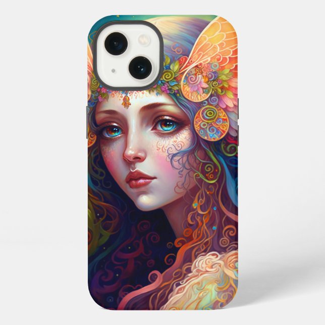 Rainbow Goddess Fantasy Art Case-Mate iPhone Case (Back)