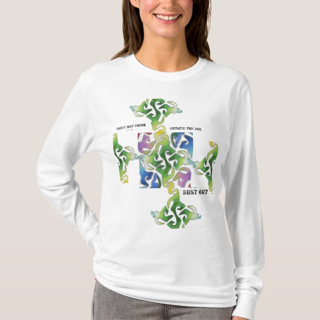 Rainbow Goddess Hoodie T-Shirt (Front)