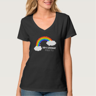 Rainbow God's Covenant Genesis 913 Bible Christian T-Shirt