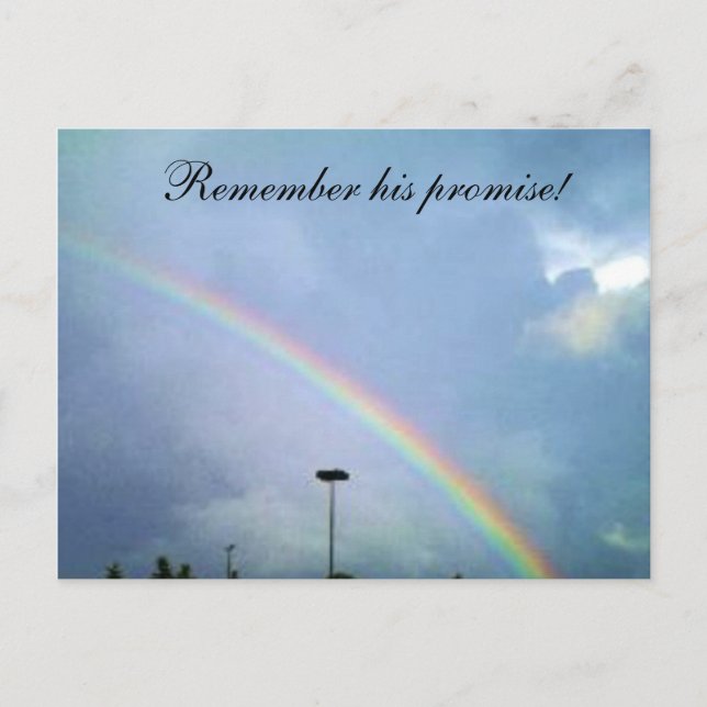 RAINBOW GODS  PROMISE postcard (Front)