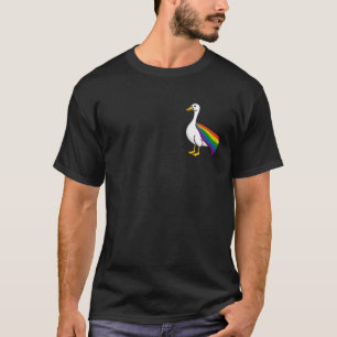 Rainbow Goose LGBTQ Pride Gay Transgender LGBTQ+ T-Shirt