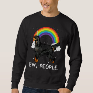 Rainbow Gordon Setter Ew People Unicorn Dog Sweatshirt
