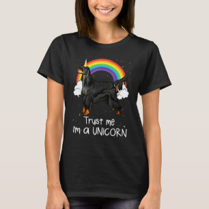 Rainbow Gordon Setter Trust Me Im A Unicorn Dog T-Shirt