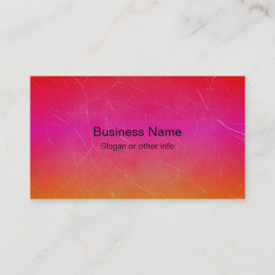 Rainbow Gradient Abstract Art Business Card