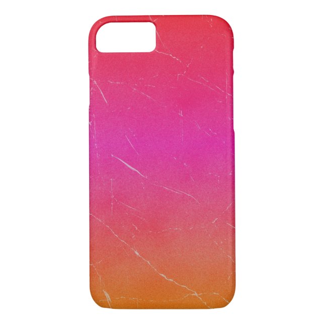 Rainbow Gradient Abstract Art Case-Mate iPhone Case (Back)