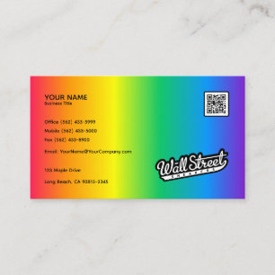 Rainbow Gradient - Business Card