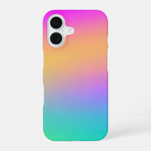 Rainbow Gradient Colorful iPhone 16 Case