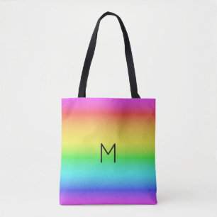 Rainbow Gradient custom monogram bags