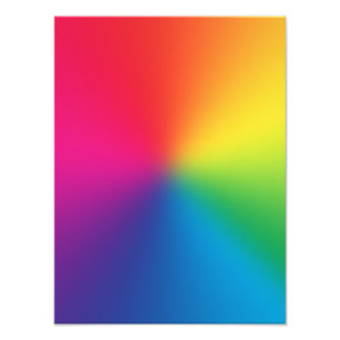 Rainbow Gradient - Customised Rainbows Template Photo Print