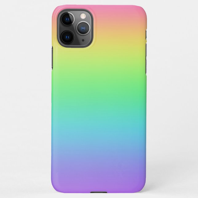 Rainbow Gradient  iPhone Case (Back)