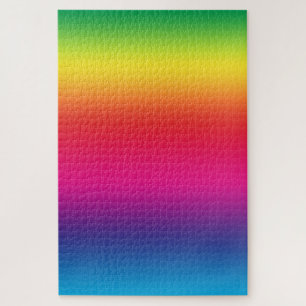 Rainbow Gradient Jigsaw Puzzle