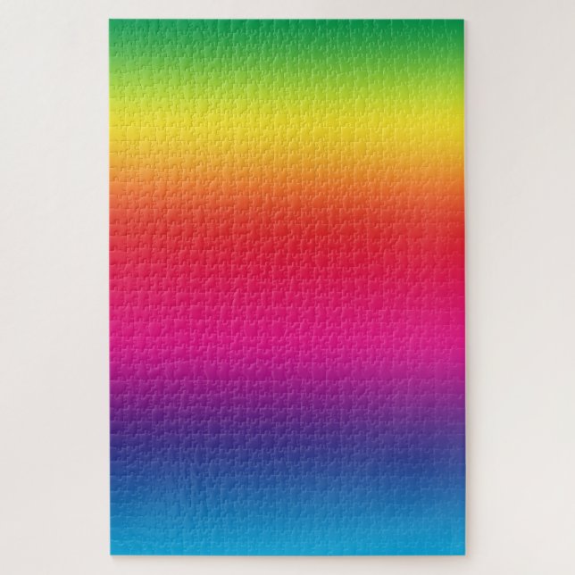 Rainbow Gradient Jigsaw Puzzle (Vertical)