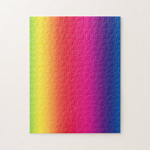 Rainbow Gradient Jigsaw Puzzle