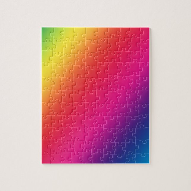 Rainbow Gradient Jigsaw Puzzle (Vertical)