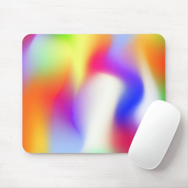 Rainbow Gradient Mouse Mat (With Mouse)