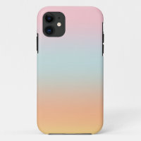 Rainbow Gradient Ombre Pink Blue Peach Custom  