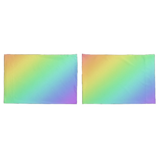 Rainbow Gradient Pillowcases (Back-Set)