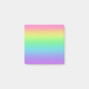 Rainbow Gradient Post-it Notes