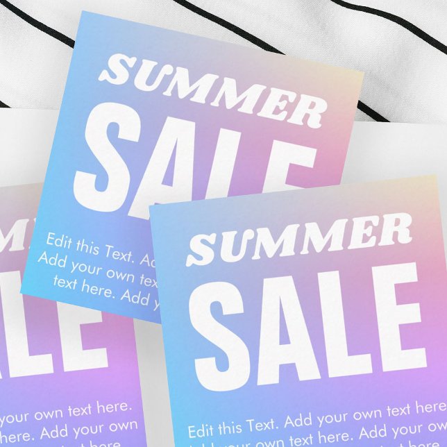 Rainbow Gradient Sale Discount Card (Creator Uploaded)