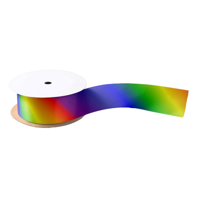 Rainbow Gradient Satin Ribbon (Spool)