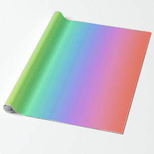 Rainbow Gradient Wrapping Paper