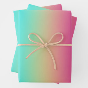 Rainbow Gradient Wrapping Paper Sheet