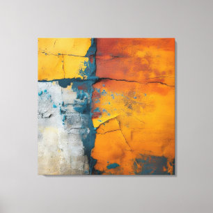 Rainbow Granite Frame Canvas Art