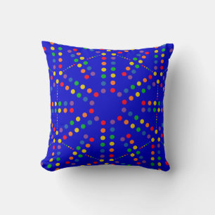 Rainbow graphically cushion