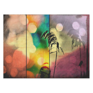Rainbow Grass Drama Tablecloth