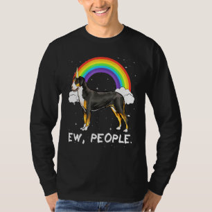 Rainbow Greater Swiss Mountain Dog Ew People Unico T-Shirt