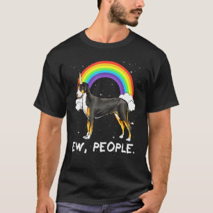 Rainbow Greater Swiss Mountain Dog Ew People Unico T-Shirt