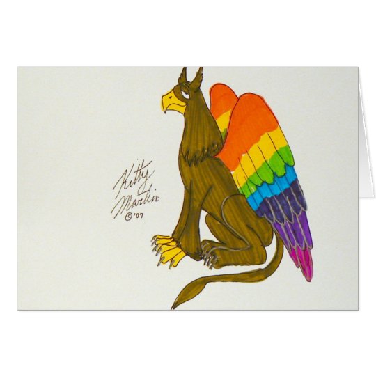 Rainbow Griffin Card