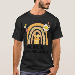 Rainbow Groovy Peace Medical Technologist Vintage T-Shirt