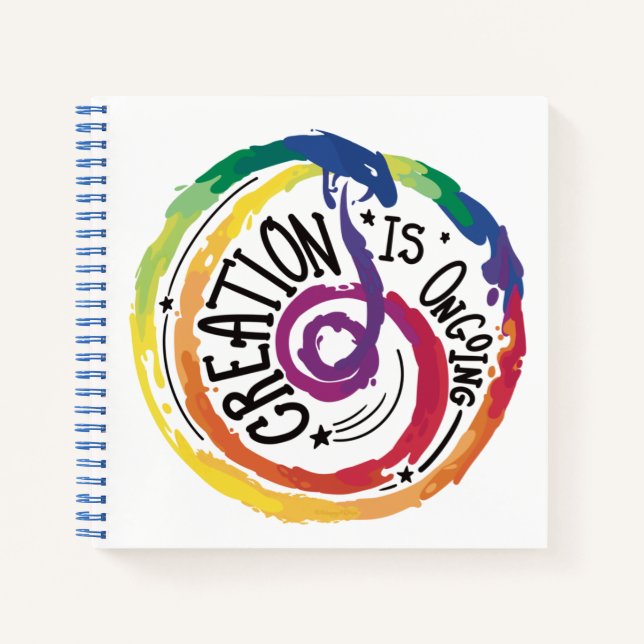Rainbow Growth Mindset Sketchbook Notebook (Front)