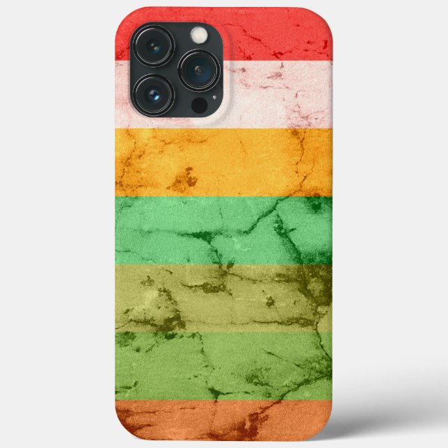 Rainbow Grunge Stripes Background Case-Mate iPhone Case (Back)