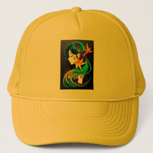 Rainbow Hair Dream Trucker Hat