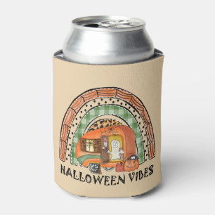 Rainbow Halloween Vibes Camper/ Trailer Can Cooler